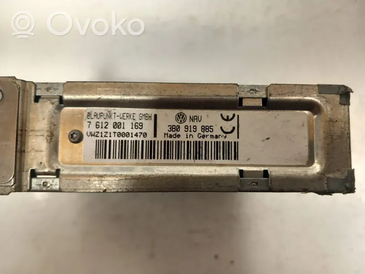 Volkswagen PASSAT B5 GPS navigation control unit/module 3B0919885