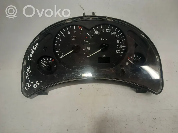 Opel Corsa C Tachimetro (quadro strumenti) 09166814FL