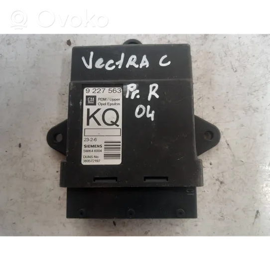 Opel Vectra C Unité de commande module de porte 360572197