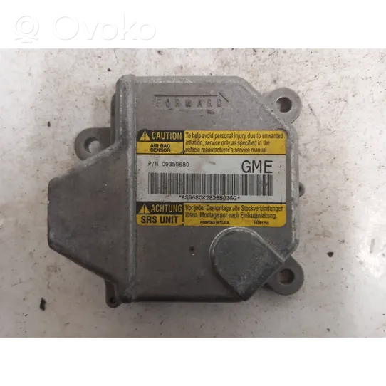 Opel Sintra Oro pagalvių valdymo blokas 09359680