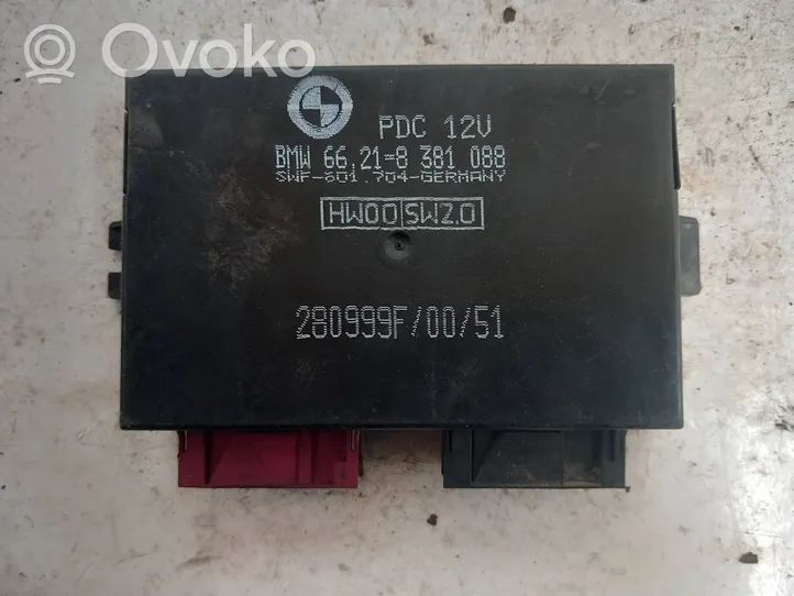 BMW 5 E39 Parking PDC control unit/module 66218381088