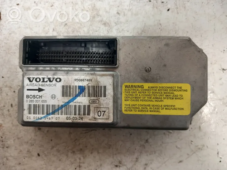 Volvo S60 Centralina/modulo airbag P30667469