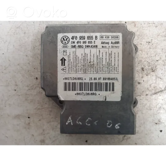 Audi A6 S6 C6 4F Gaisa spilvenu vadības bloks 4F0959655B