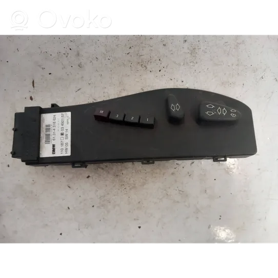 BMW 7 E65 E66 Interruttore di controllo del sedile 61314318624