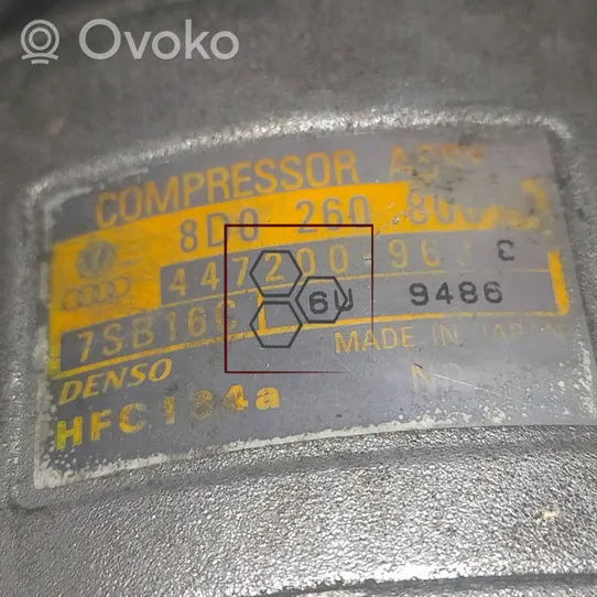 Volkswagen PASSAT B3 Compresseur de climatisation 8D0260805RX