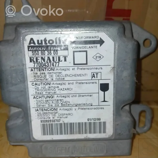 Renault Megane I Airbag control unit/module 7700423184