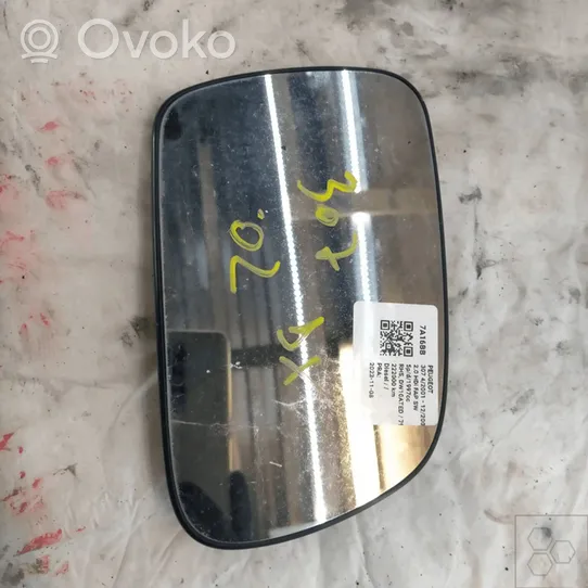 Peugeot 307 Vidrio del espejo lateral 8151HA