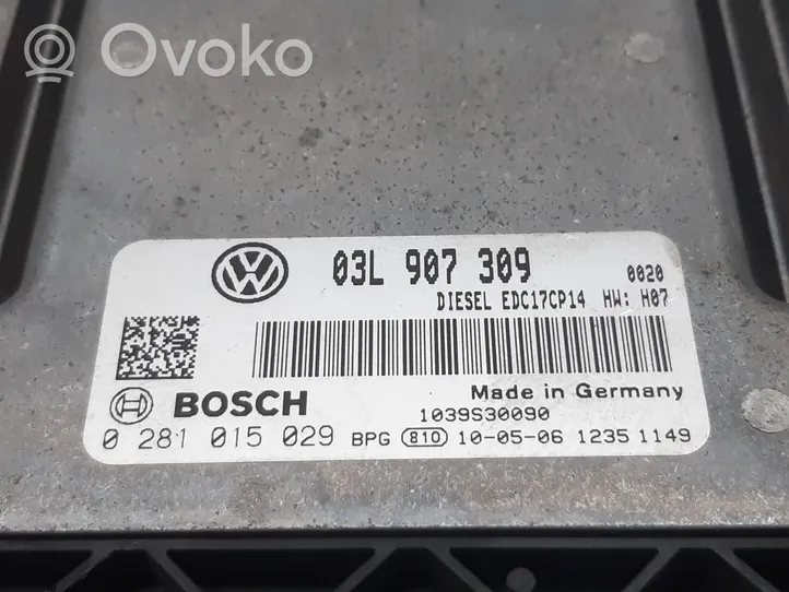 Volkswagen PASSAT B6 Centralina/modulo del motore 03L907309