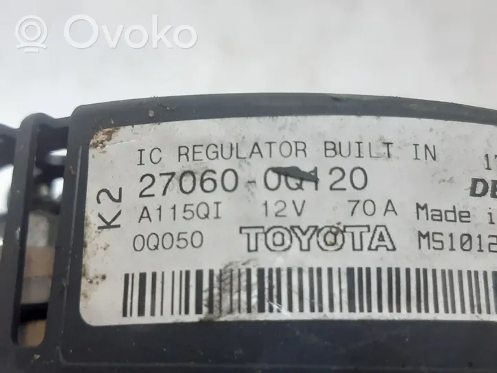 Toyota Aygo AB10 Generator/alternator 270600Q120