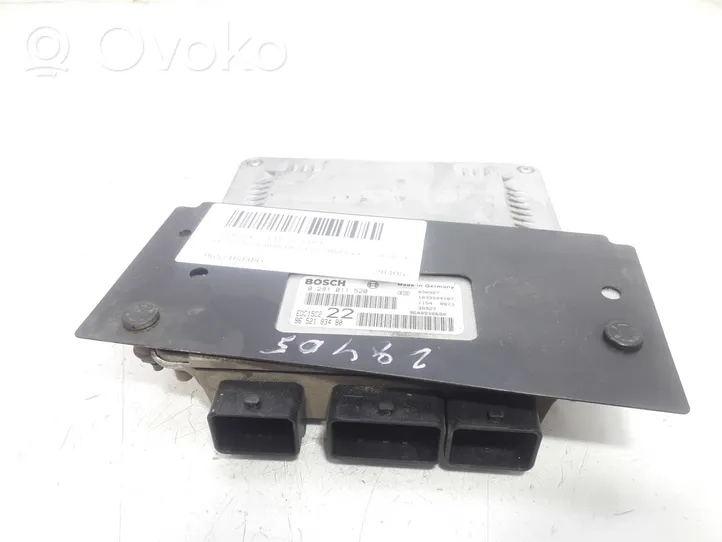 Peugeot 406 Calculateur moteur ECU 9652183480