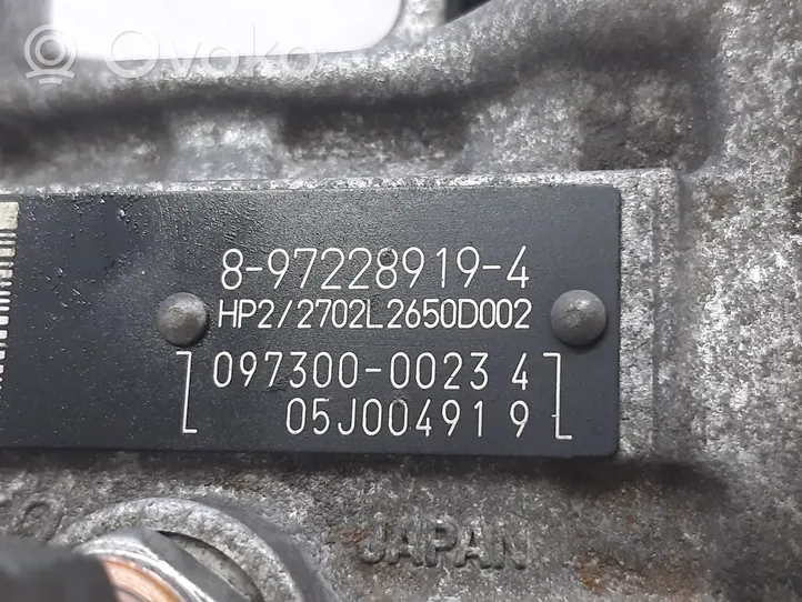 Renault Vel Satis Polttoaineen ruiskutuksen suurpainepumppu 8972289194