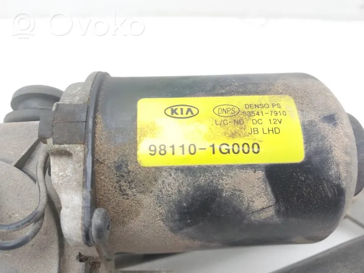 Hyundai Accent Etupyyhkimen vivusto ja moottori 981101G000