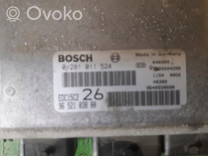 Citroen C5 Komputer / Sterownik ECU silnika 0281011524