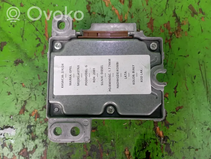 Opel Astra G Module de contrôle airbag 09229302