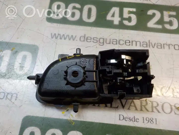 Toyota Yaris Klamka wewnętrzna drzwi tylnych 692050D200C0