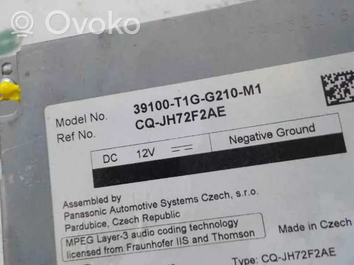 Honda CR-V Hi-Fi-äänentoistojärjestelmä 06391T1GG21