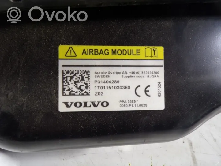 Volvo V40 Poduszka powietrzna Airbag kierownicy 31404289