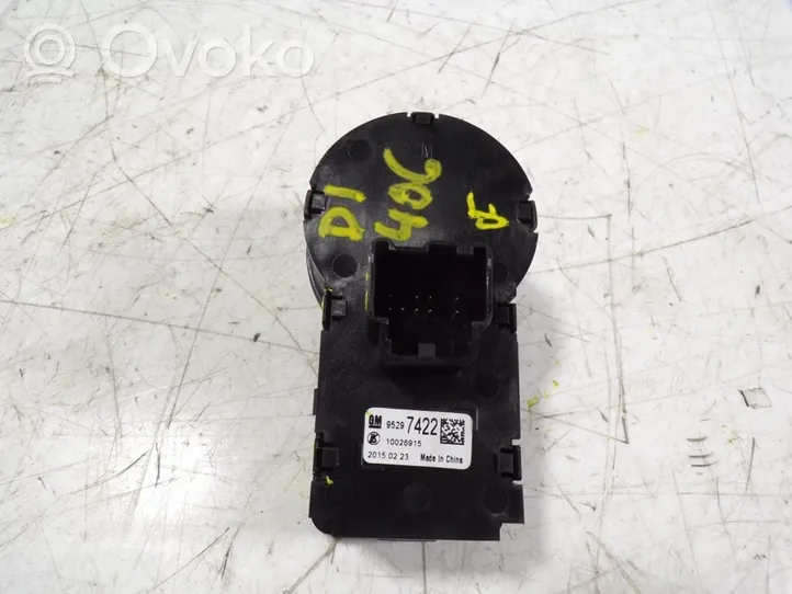 Opel Mokka Interruttore di regolazione dell’illuminazione del quadro 95297422