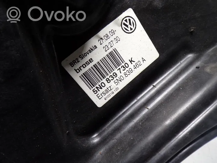 Volkswagen Tiguan Elektriskā loga pacelšanas mehānisma komplekts 5N0839462A