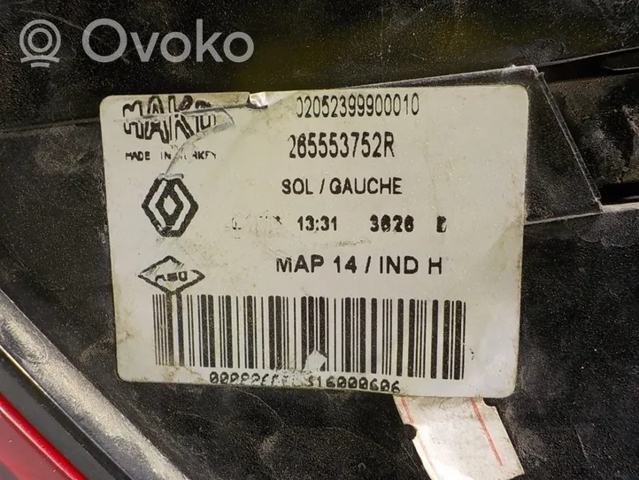 Renault Clio IV Żarówka lampy tylnej 265553021R