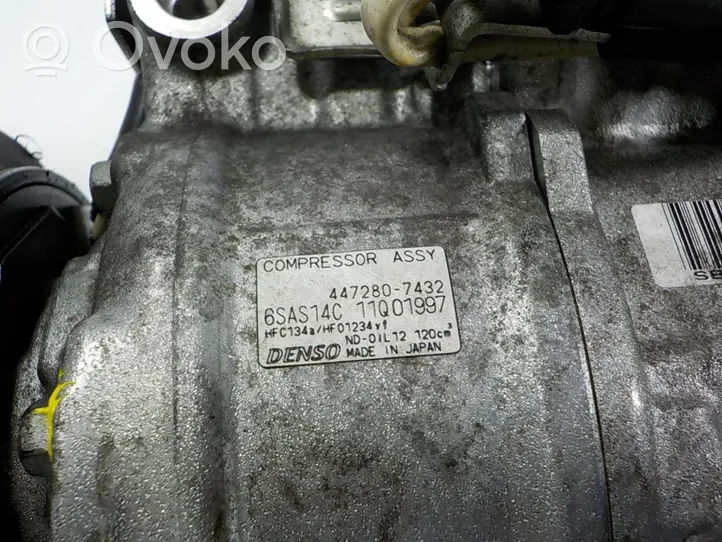 Mercedes-Benz B W246 W242 Ilmastointilaitteen kompressorin pumppu (A/C) A0042301711