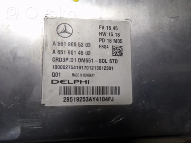 Mercedes-Benz CLK AMG A208 C208 Calculateur moteur ECU A6519005203