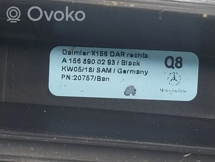 Mercedes-Benz GLA W156 Išilginiai stogo strypai "ragai" A1568900293