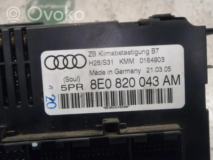 Audi A4 Allroad Panel klimatyzacji 8E0820043BM5PR