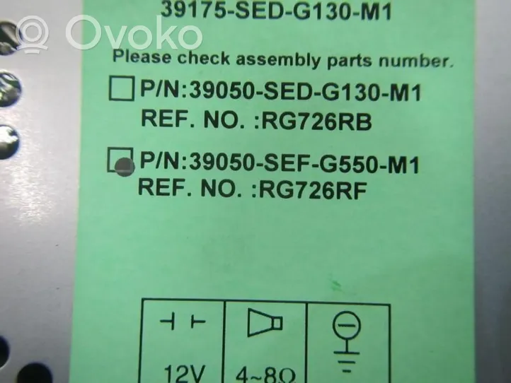 Honda Accord Sound HiFi control unit module 