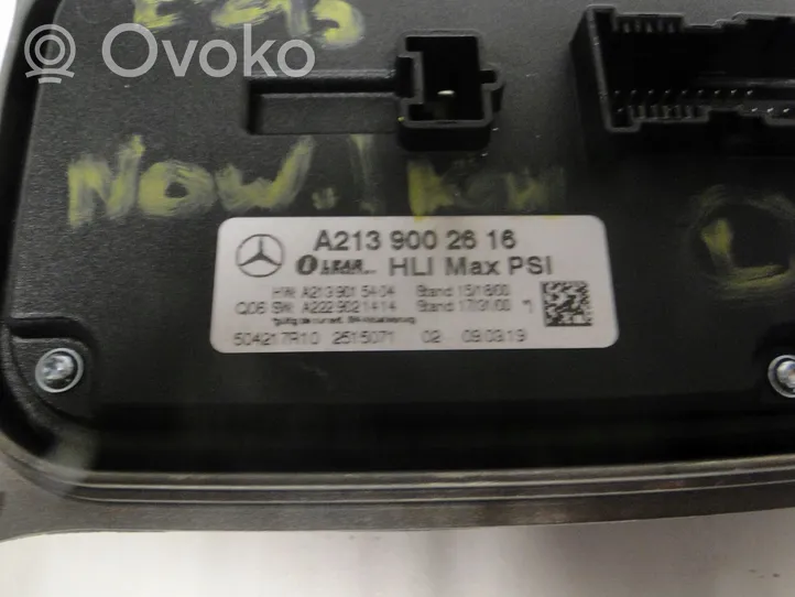 Mercedes-Benz C W205 Modulo di controllo ballast LED A2139002616