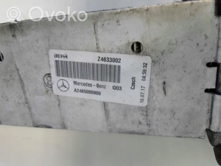 Mercedes-Benz CLA C117 X117 W117 Радиатор интеркулера A2465000900