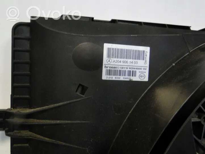 Mercedes-Benz E C207 W207 Ventilatore di raffreddamento elettrico del radiatore A2049061403