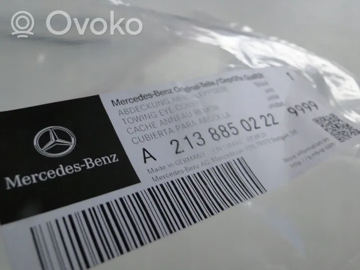 Mercedes-Benz E W213 Priekinis tempimo kilpos dangtelis A2138850222