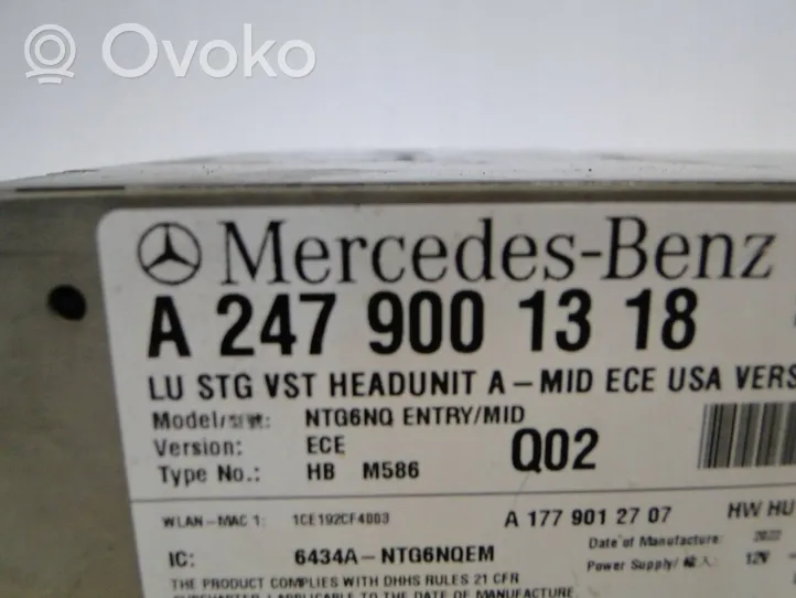 Mercedes-Benz GLB x247 Centralina/modulo navigatore GPS A2479001318