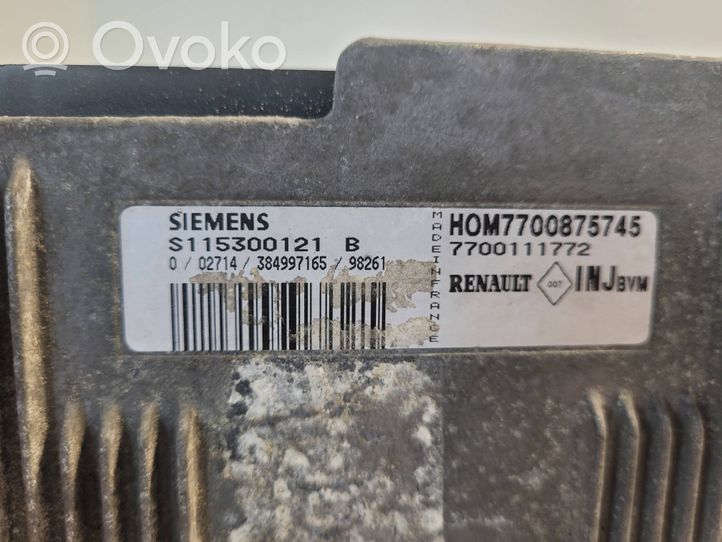 Renault Scenic I Sterownik / Moduł ECU S115300121B