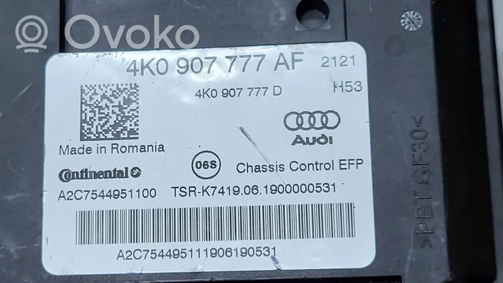 Audi A7 S7 4K8 Sterownik / Moduł zawieszenia pneumatycznego 