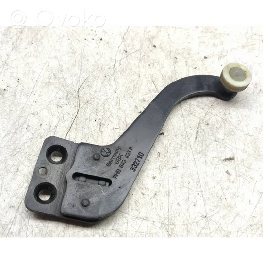 Volkswagen Multivan T5 Sliding door upper roller guide/hinge 7H0843435P