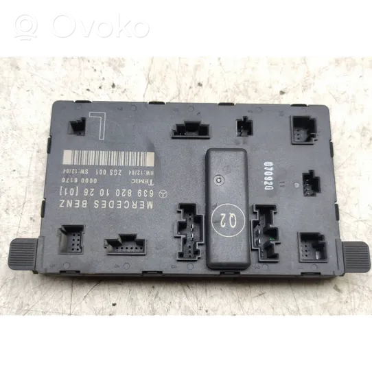 Mercedes-Benz Vito Viano W639 Durų elektronikos valdymo blokas 6398201026