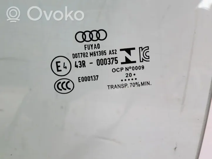 Audi A6 S6 C8 4K Liukuoven ikkuna/lasi 4K5845206