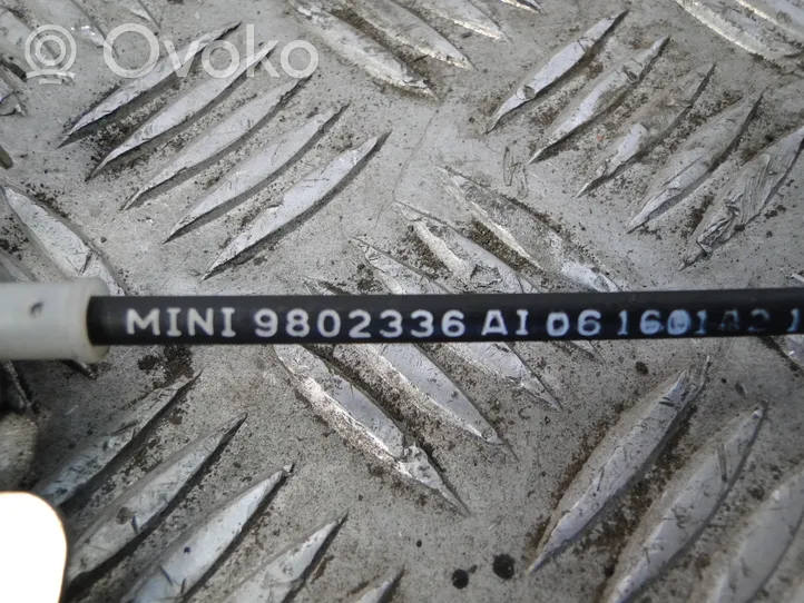 Mini Cooper Countryman R60 Cavo di rilascio vano motore/cofano 9802336