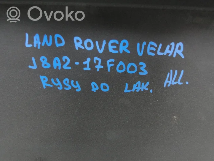 Land Rover Range Rover Velar Zderzak przedni J8A2-17F003