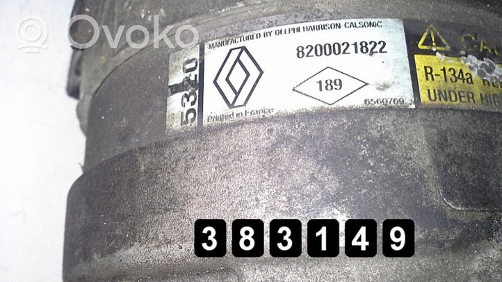 Renault Laguna II Kompresor / Sprężarka klimatyzacji A/C 8200021822