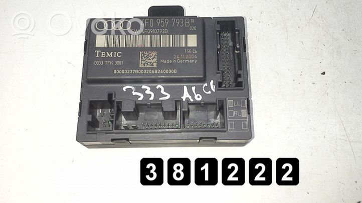 Audi A6 S6 C4 4A Engine control unit/module 4f0959793b