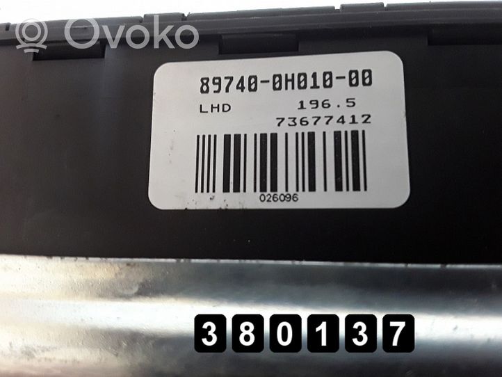Toyota Aygo AB10 Moottorin ohjainlaite/moduuli 897400h01000