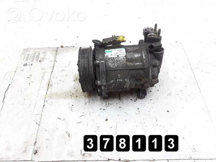Peugeot 607 Ilmastointilaitteen kompressorin pumppu (A/C) 2700hdi 9660555580