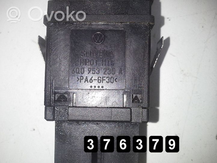 Volkswagen Polo IV 9N3 Другие включатели / ручки/ переключатели 6q0953235a