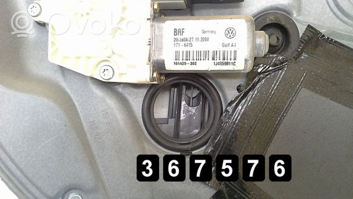 Volkswagen Bora Priekinio el. Lango pakėlimo mechanizmo komplektas 1J4839755E