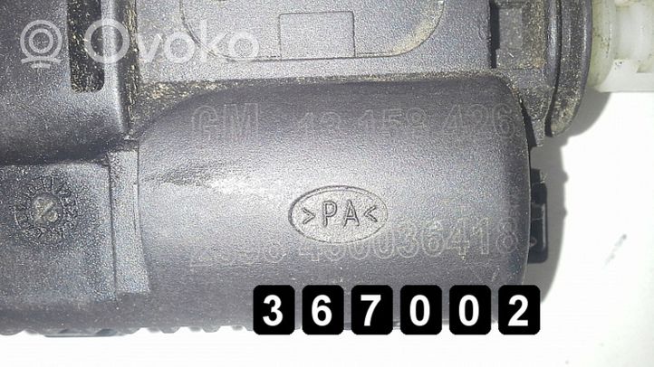 Opel Astra H Silniczek / Siłownik zamka centralnego 13158426