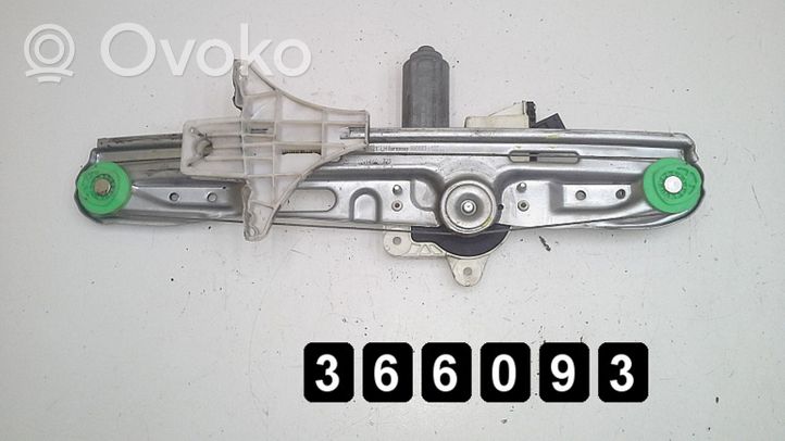 Opel Vectra C Front door window regulator with motor 990093102