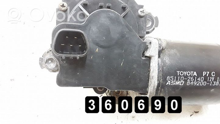 Toyota Hiace (H100) Takalasinpyyhkimen moottori # 8511026140